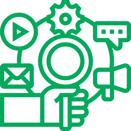 icon- Communicate, promote and raise awareness