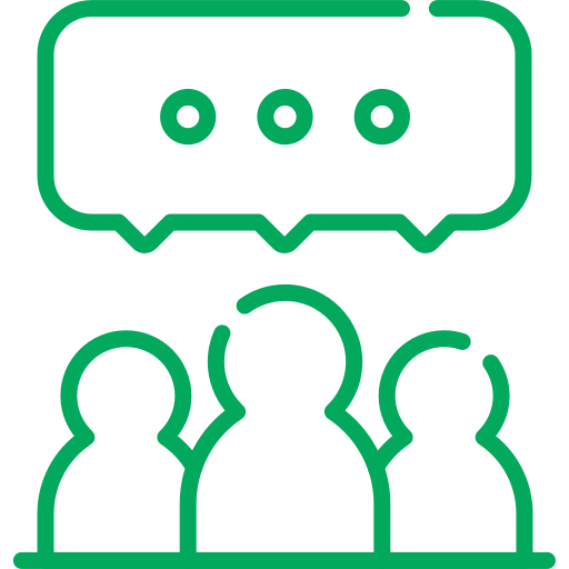 icon- Creating conversations that inspire action